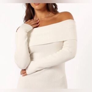 𝅺DAVID  BENJAMIN off shoulder or scoop neck dress vintage Y2K size 7 🌻Host Pick🌻